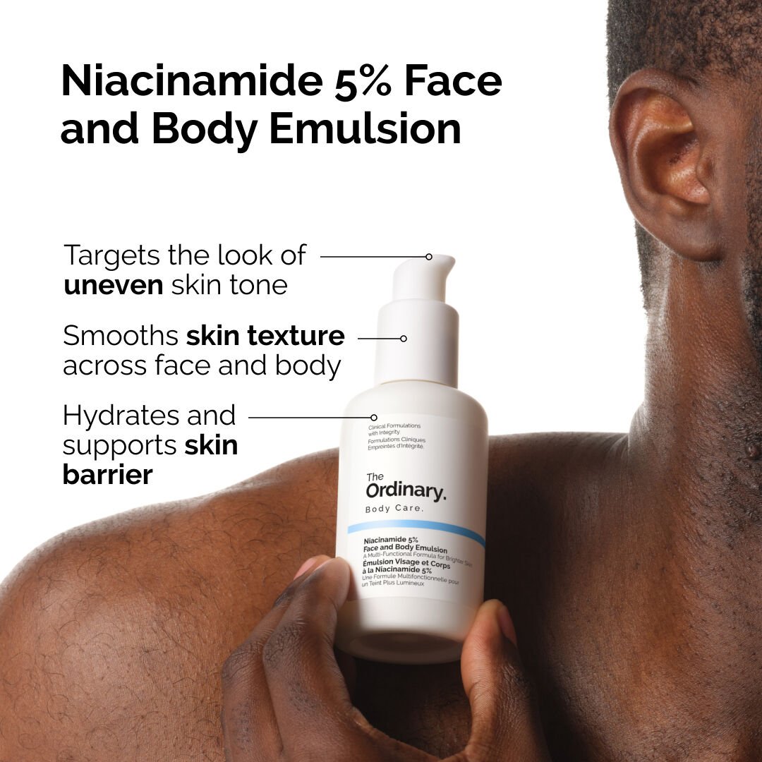 Niacinamide 5% Face and Body Emulsion 100ml - Image 4