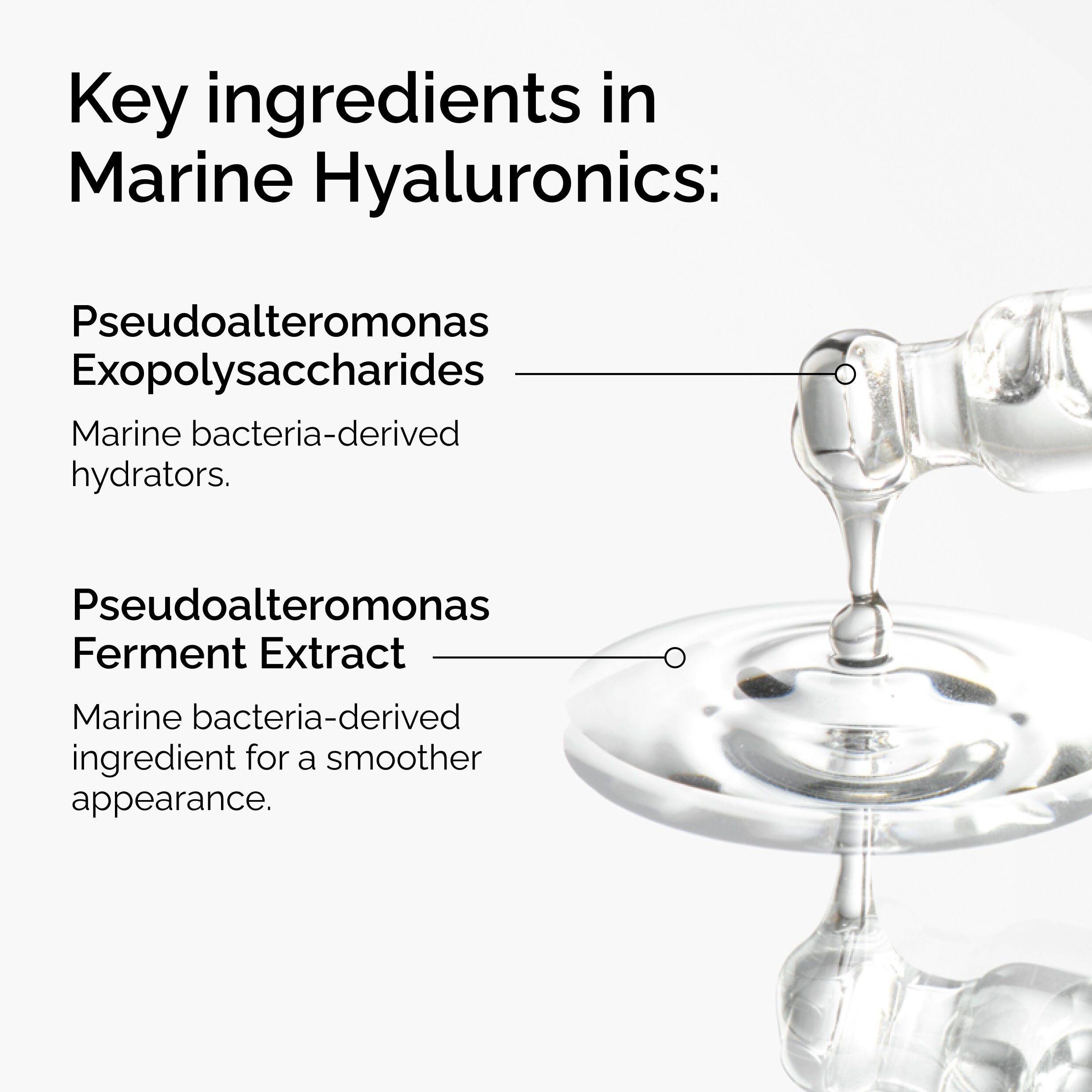 Marine Hyaluronics Serum: Lightweight Serum for Hydrated Skin 30ml - Image 3
